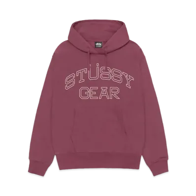 Stussy Gear Hoodie "Oxblood" (FA24)