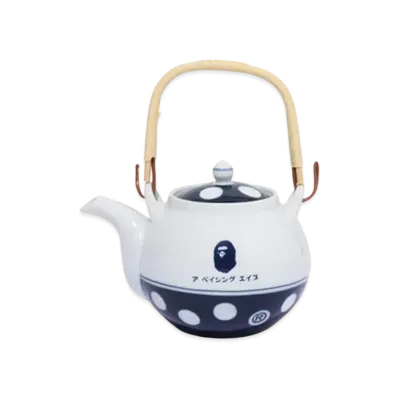 A BATHING APE Porcelain Logo Teapot "White"