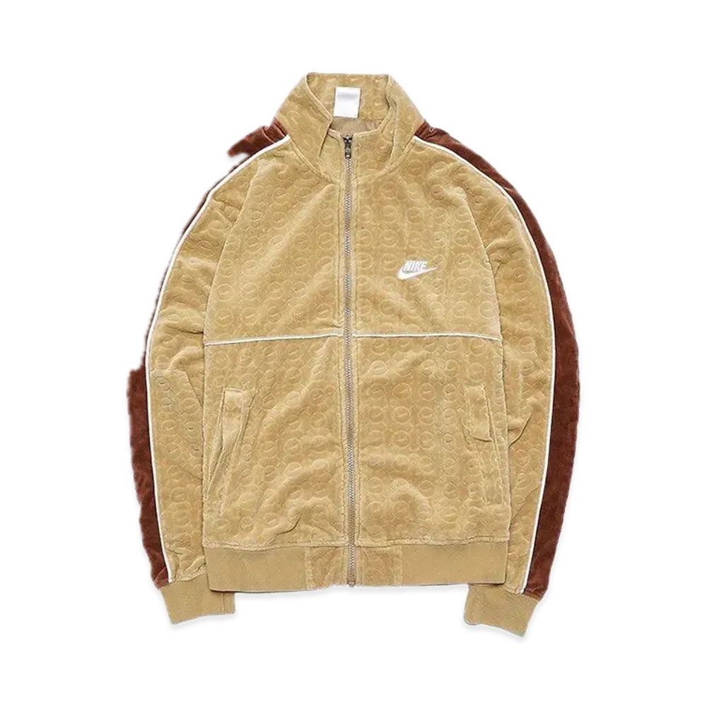 Supreme x Nike Velour Track Jacket "Tan"