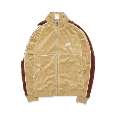 Supreme x Nike Velour Track Jacket "Tan"
