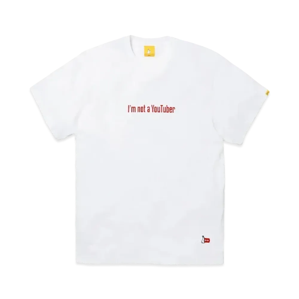 FR2 I'm not a YouTuber T-shirt "White"