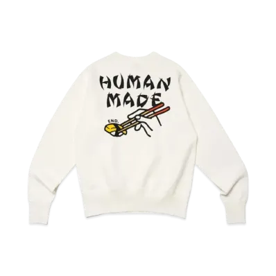 HUMAN MADE x END. Sushi Sweat "White"