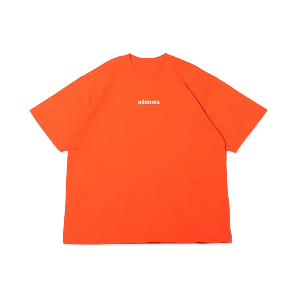 atmos Embroidery Classic Logo T-Shirts "Orange"