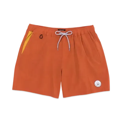 POLeR Stretch 2Way Hybrid Shorts "Orange"