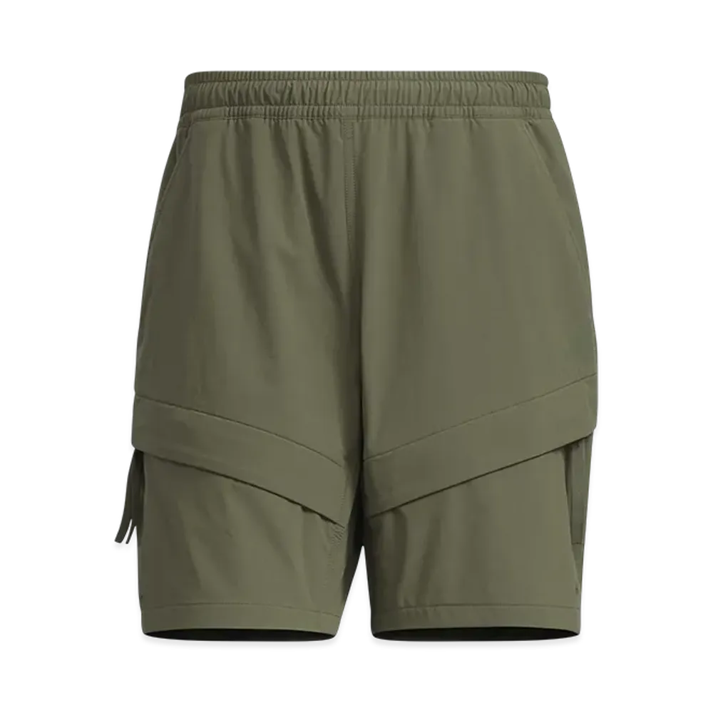 adidas City Escape Loose Fit Stretch Woven Shorts "Olive Strata"