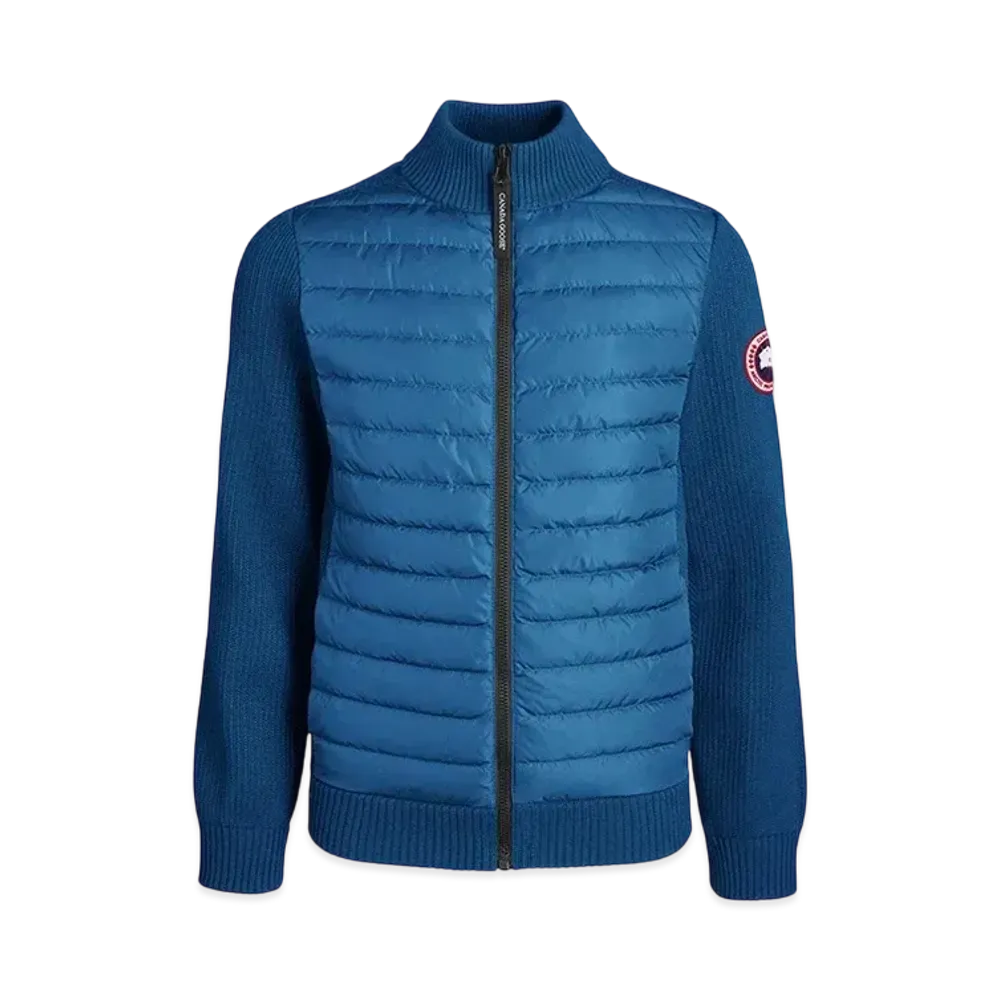 CANADA GOOSE Youth HyBridge Knit Jacket "PacificBlue"