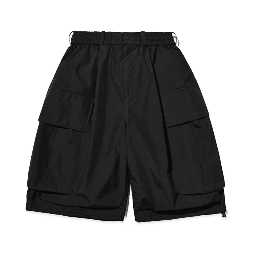 CLESSTE +Phenix Windstopper® By Gore-Tex Labs City Mega Pocket Balloon Cargo Half Pants "Black"
