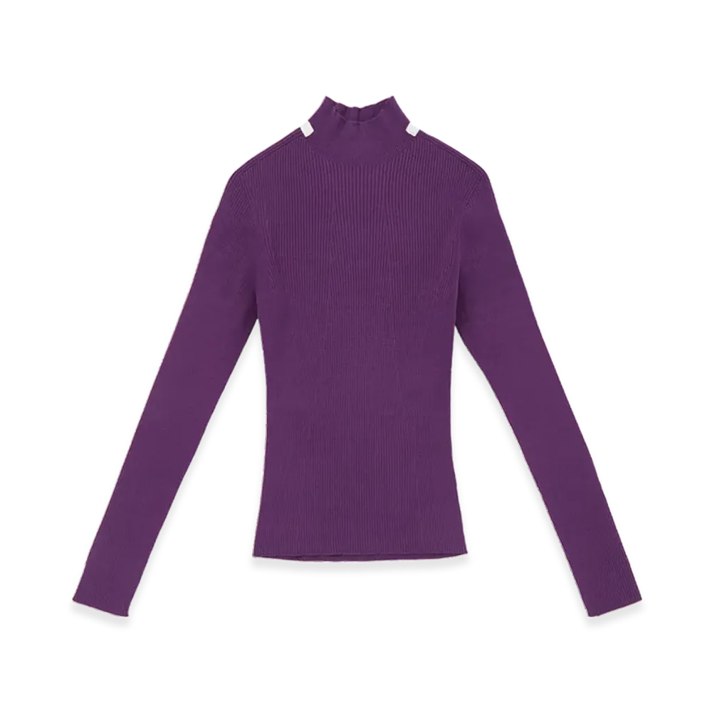 The North Face Green Field L/S Turtle Neck (W) - 25SS "Purple"