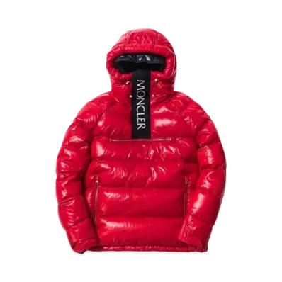 MONCLER x KITH Lachat Down Hoodie "Red"