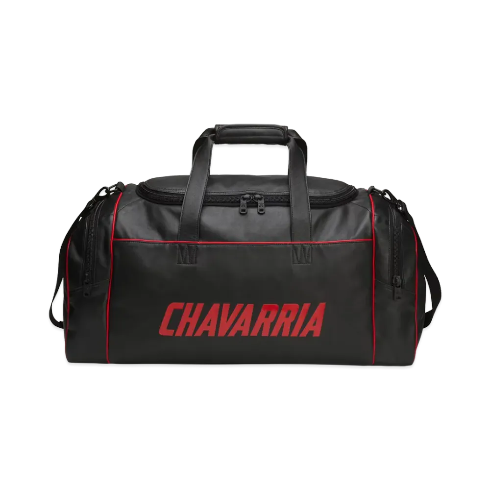 adidas x Willy Chavarria Premium Leather Gym Bag "Black"
