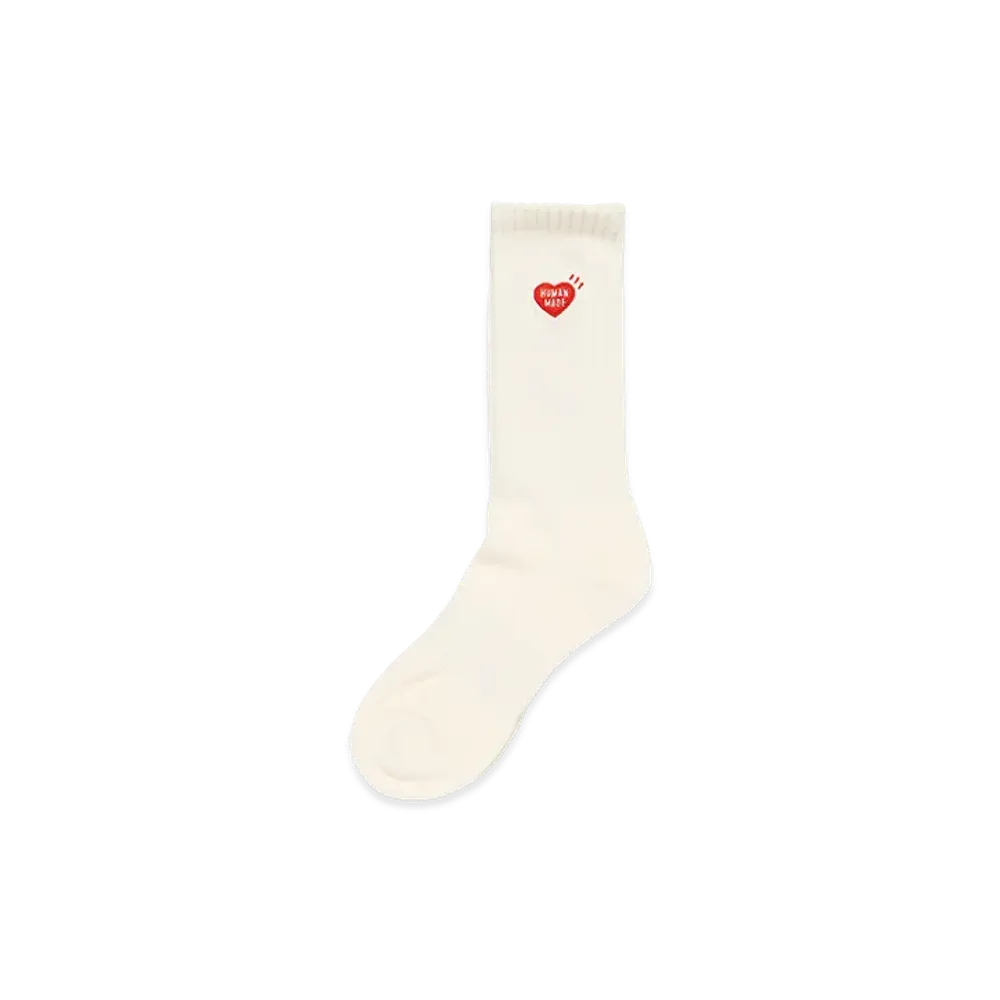 HUMAN MADE Pile Socks "White"