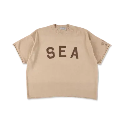 WIND AND SEA x nestwell S-E-A M/S Cut-Sewn "Camel"