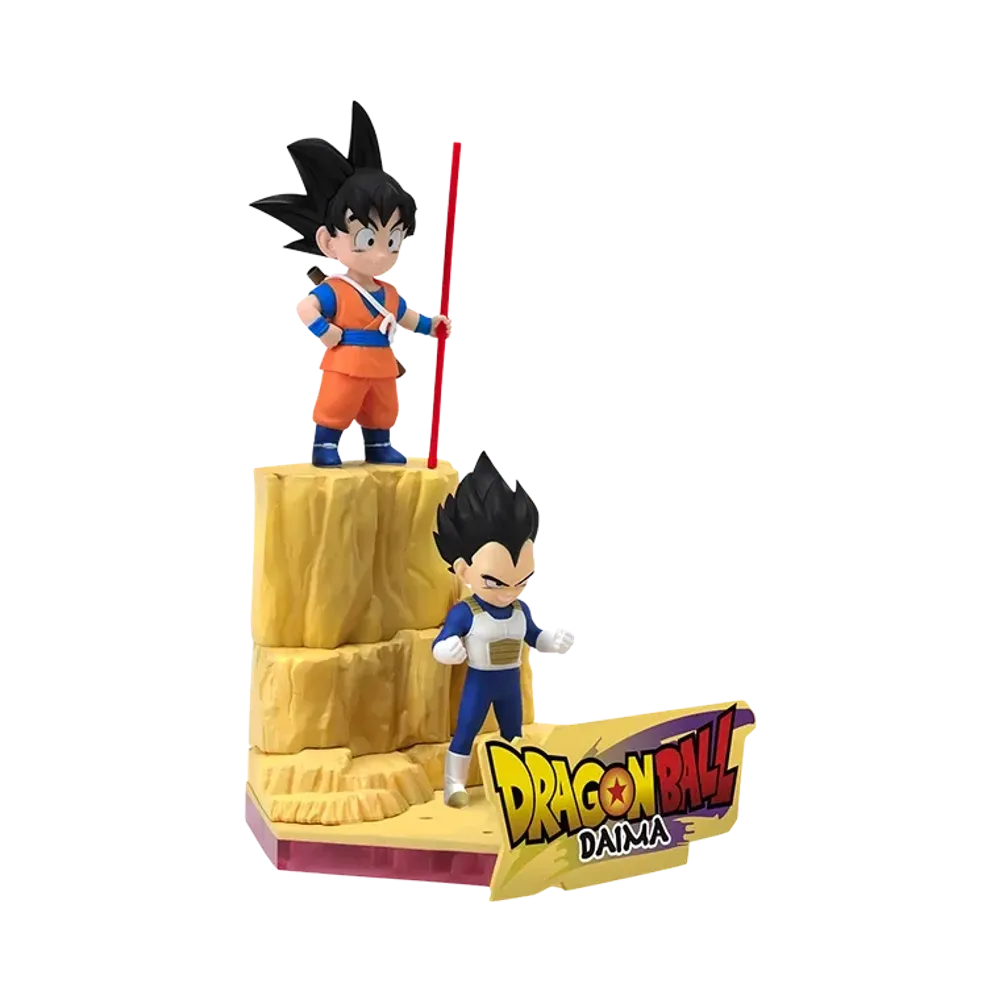BANDAI -Dragon Ball DAIMA- Plastic model Son Goku (mini) & Vegeta (mini)