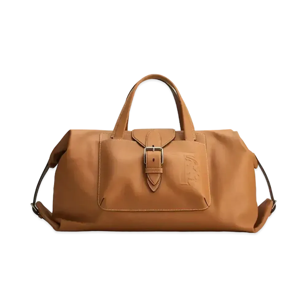 TOD'S Leather Duffel Bag Medium "Brown"