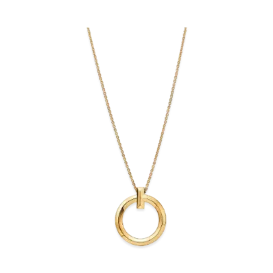 Tiffany & Co. T T1 Circle Pendant Large "Yellow Gold"