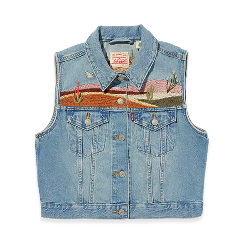Levi's 501 Day Special Collection Denim Vest "Medium Indigo"