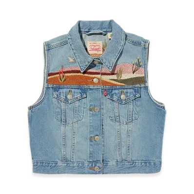Levi's 501 Day Special Collection Denim Vest "Medium Indigo"