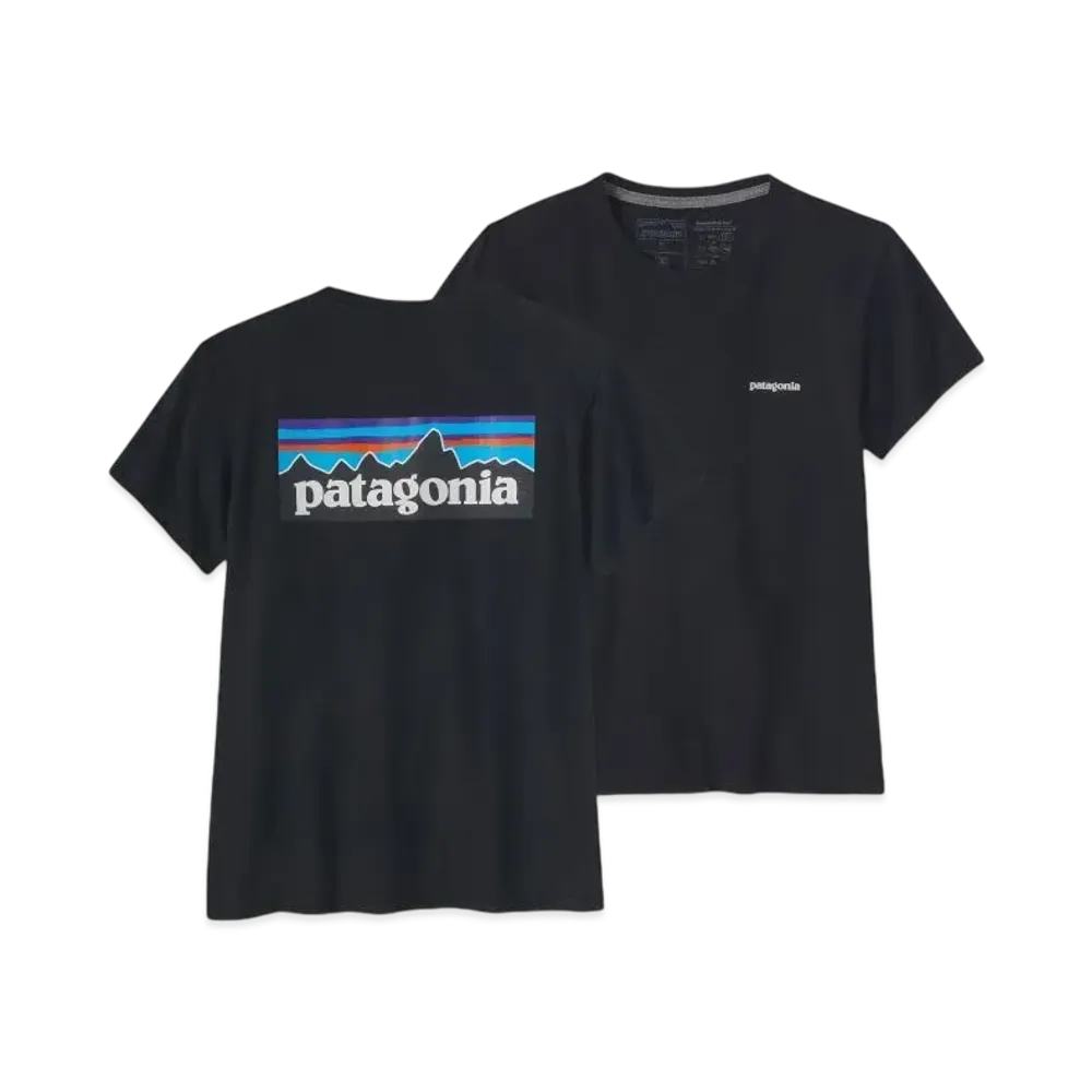 Patagonia Women's P-6 Logo Responsibility "Black"