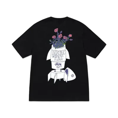 Stussy Flower Bomb Tee "Black"