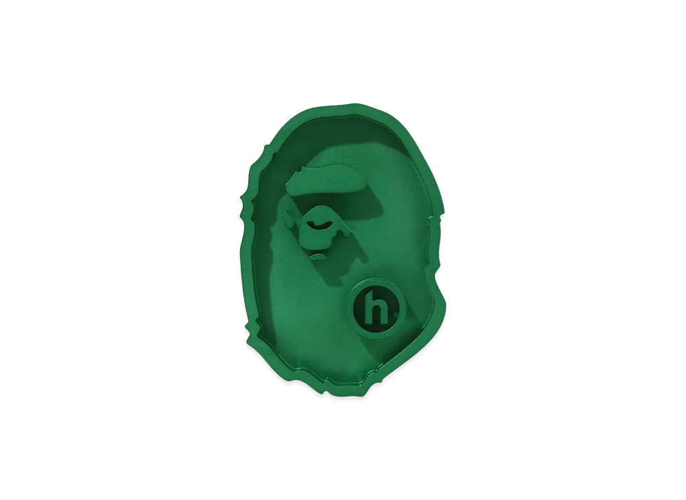 A BATHING APE x HIDDEN Ape Head Aluminum Ashtray "Green"
