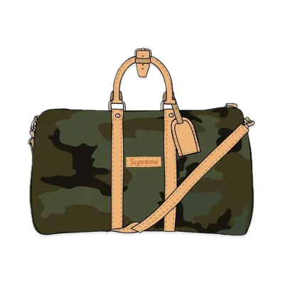 Supreme x Louis Vuitton Keepall 45B "Camo"