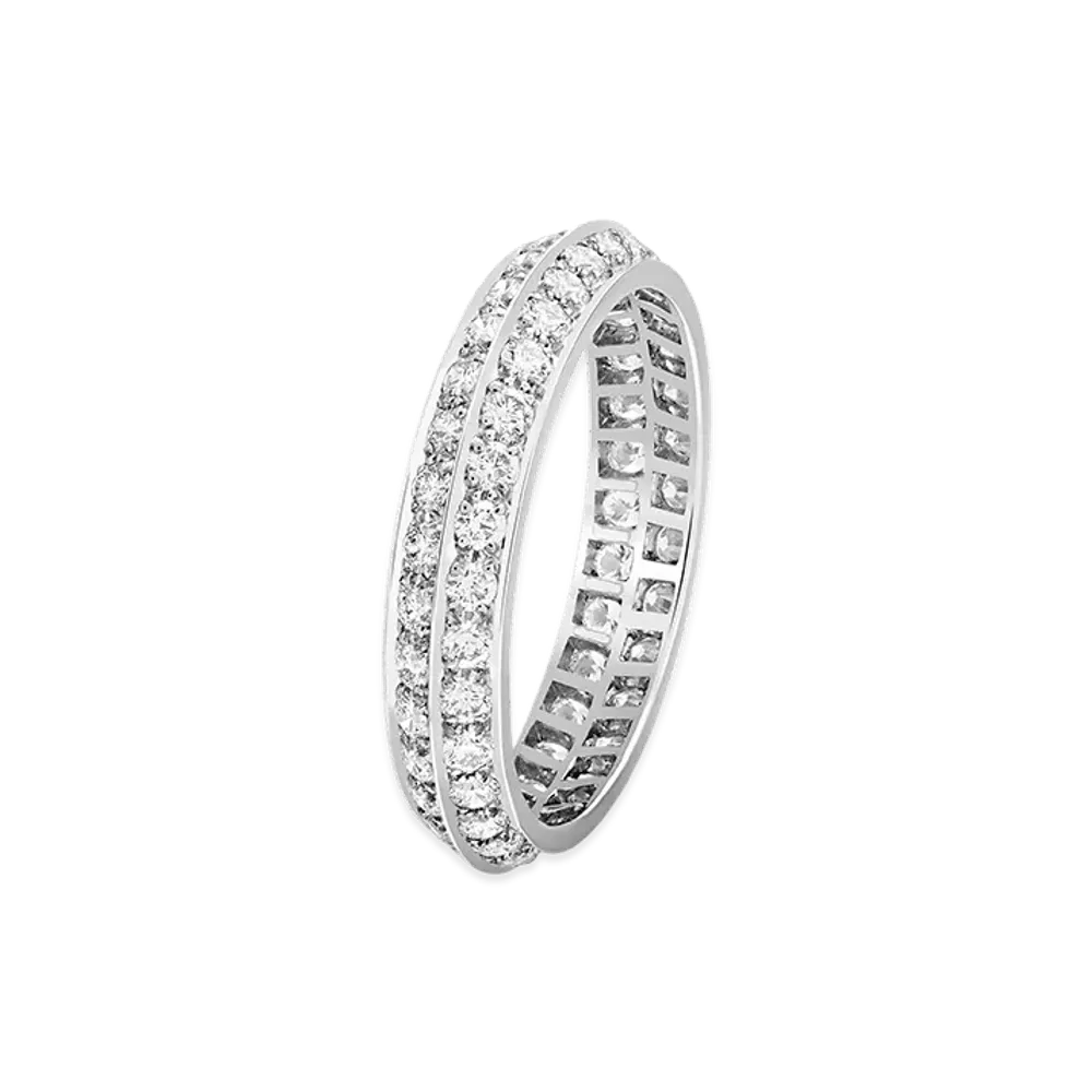 Van Cleef & Arpels Couture wedding band "Platinum/Diamond"