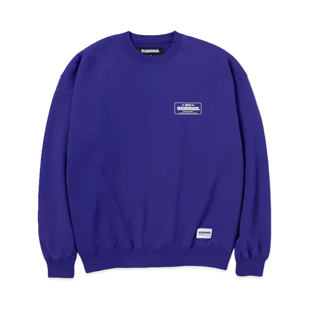 NEIGHBORHOOD Classic Sweat Shirt LS "Purple"