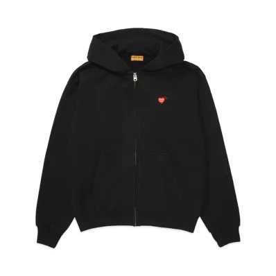 HUMAN MADE Classic Zip-Up Hoodie "Black"