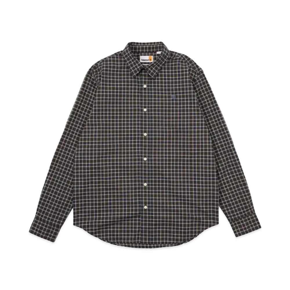 Timberland Men's Poplin Check Shirt "Dark Sapphire"