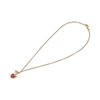 CHANEL 10P Coco Heart Allow Necklace