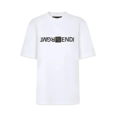 Fragment x FENDI Women's Logo T-shirt "White"