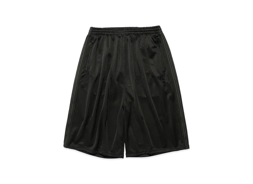 NEEDLES x STUDIOUS H.D Track Short Pant - Poly Smooth "Black2"