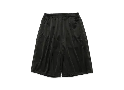 NEEDLES x STUDIOUS H.D Track Short Pant - Poly Smooth "Black2"