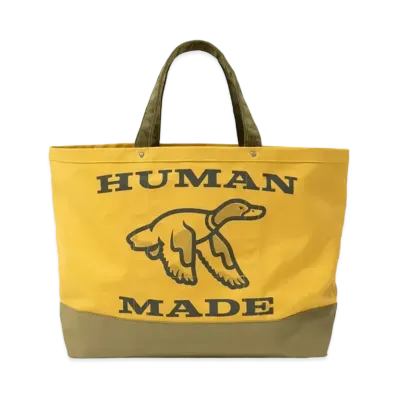 HUMAN MADE TOTE BAG LARGE "Yellow"