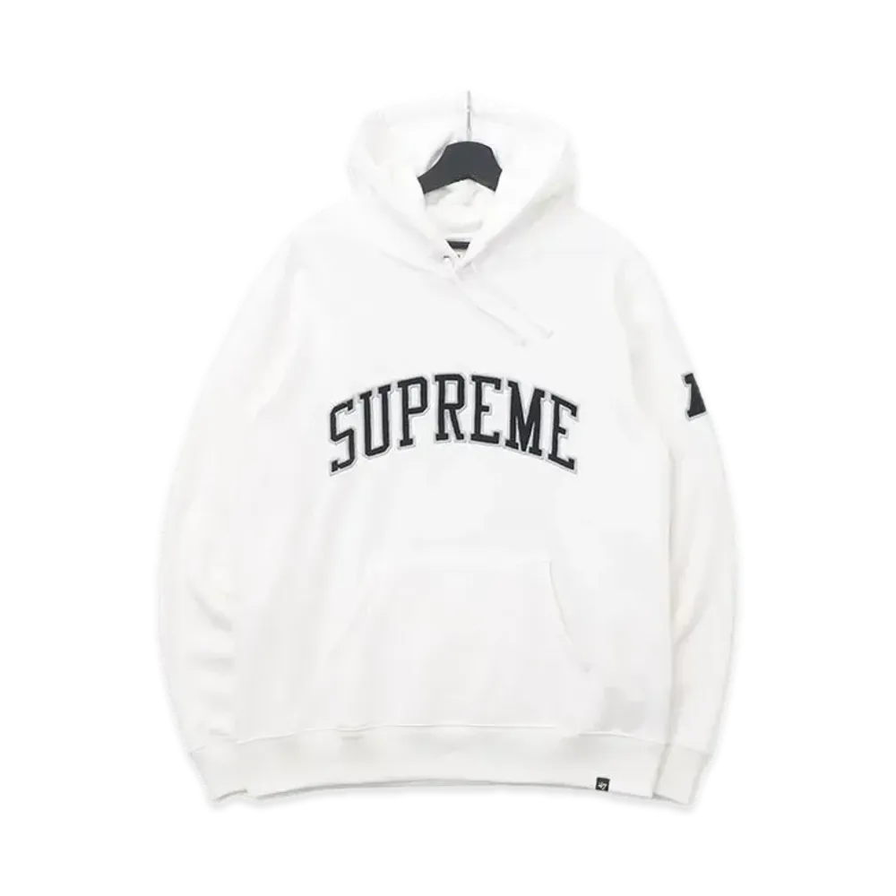 Supreme x NFL Raiders Hooded Sweatshirt "White"