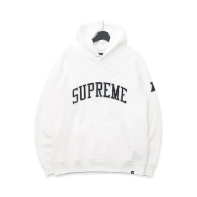 Supreme x NFL Raiders Hooded Sweatshirt "White"