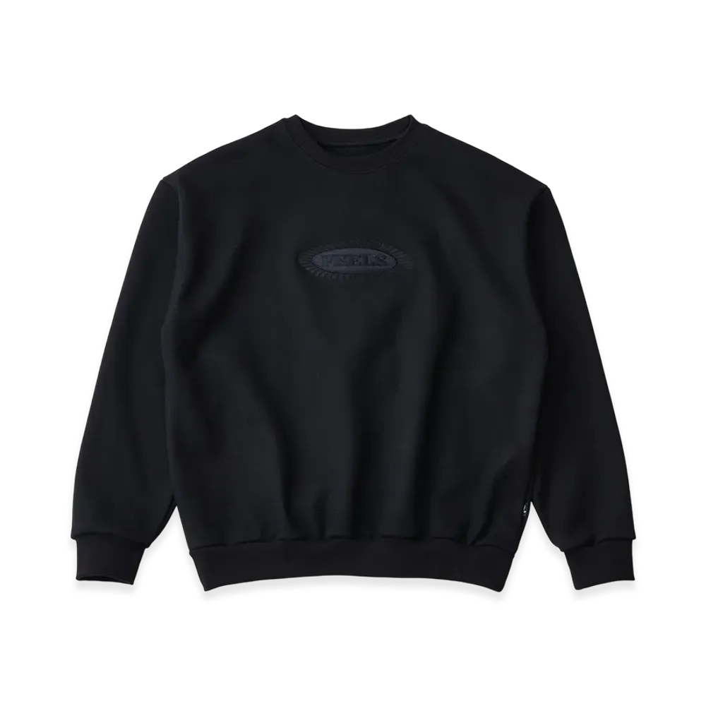 FEELS. Crewneck Sweatshirt "Black"