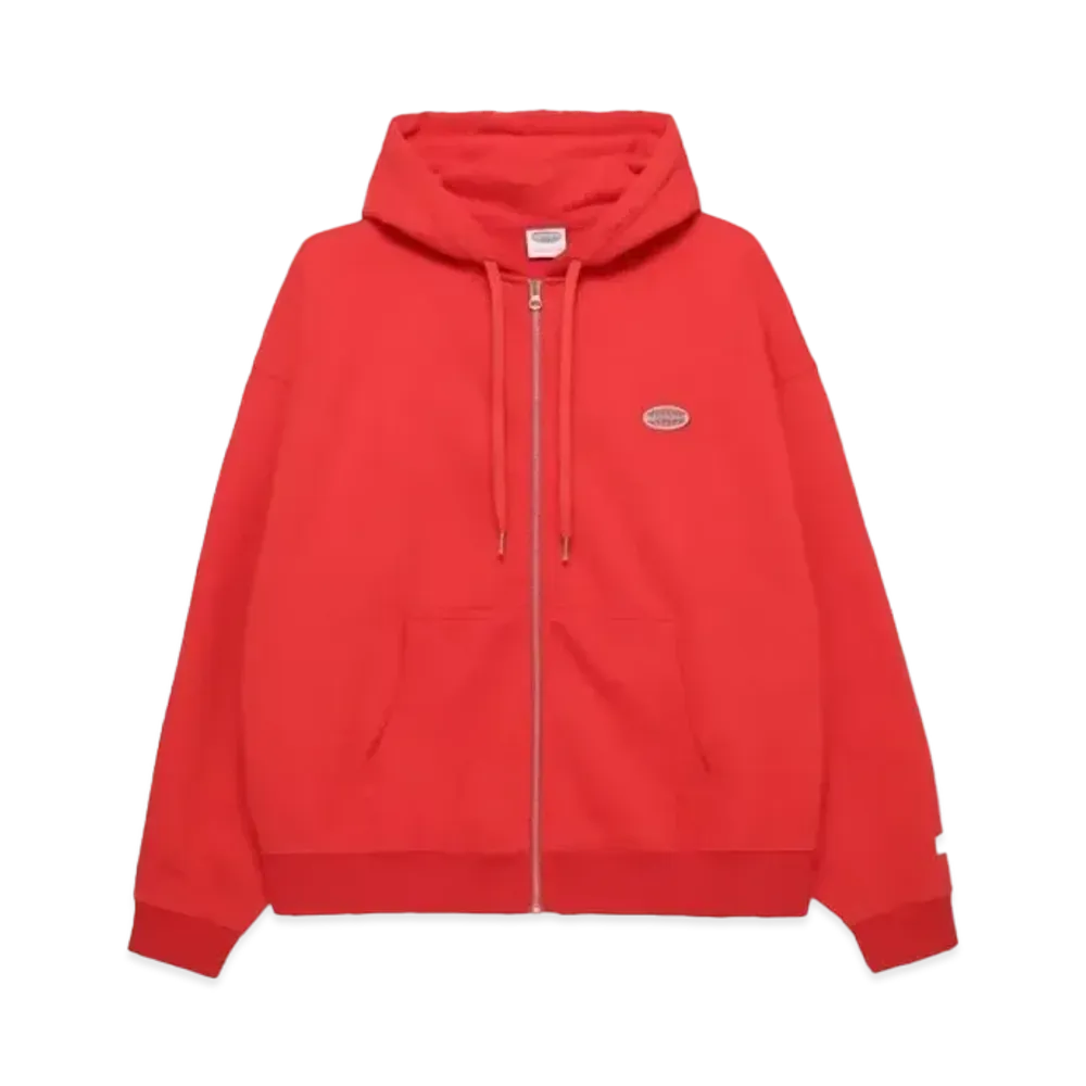 Paragraph Metal Ellipse Logo Zip Hoodie "Red"