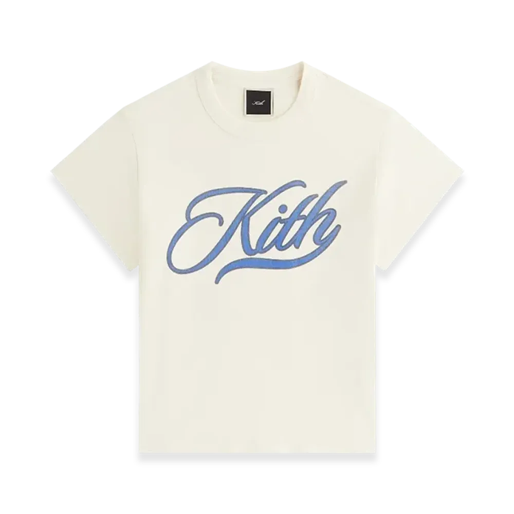 Kith Women's Mulberry Vintage Varsity Tee "Sandrift"