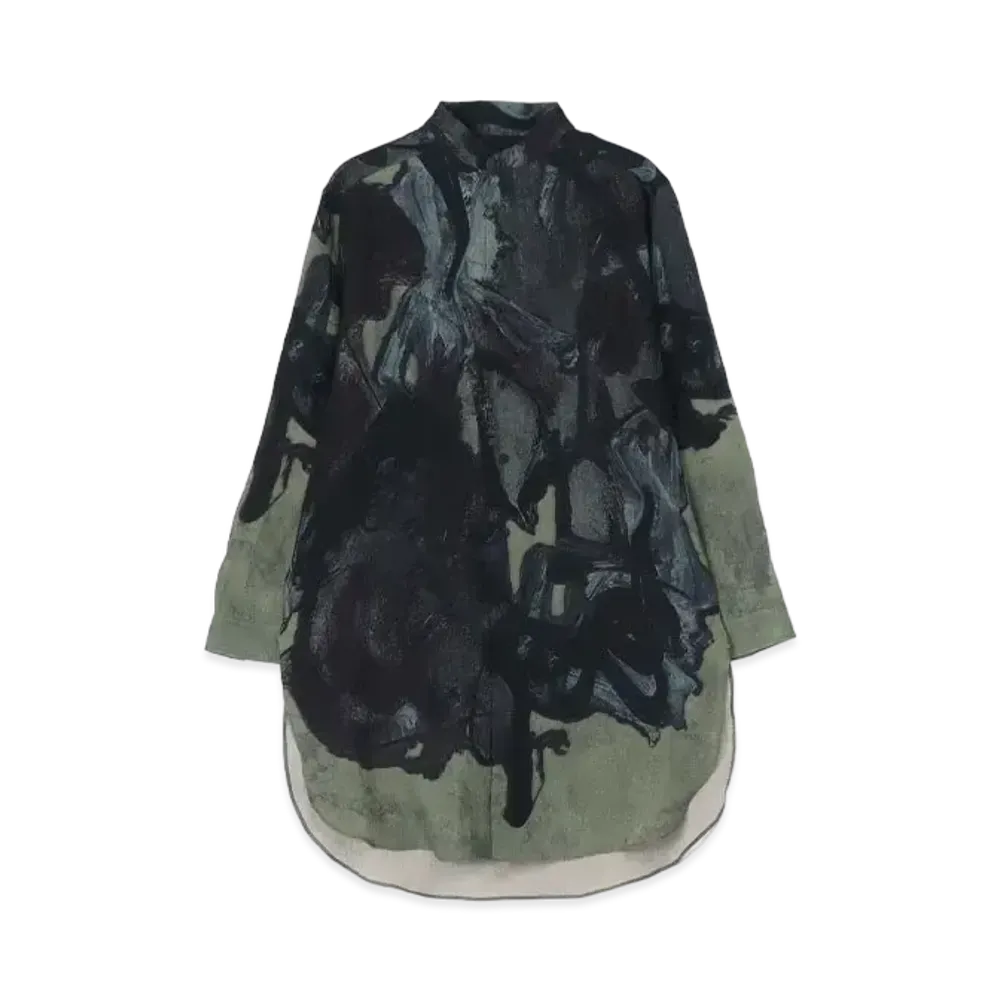Yohji Yamamoto AS5 G M-Print Stand B "Black"