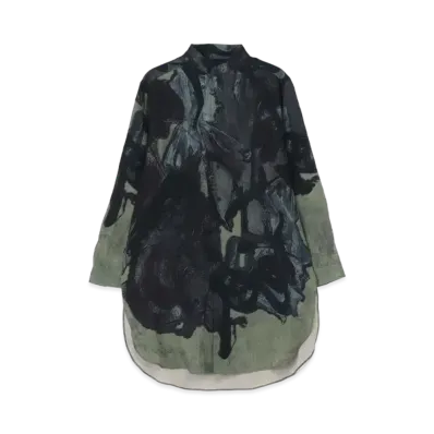 Yohji Yamamoto AS5 G M-Print Stand B "Black"