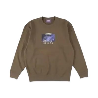 WIND AND SEA x Ghost In The Shell Sac_2045 Reflection Crew neck "Olive"