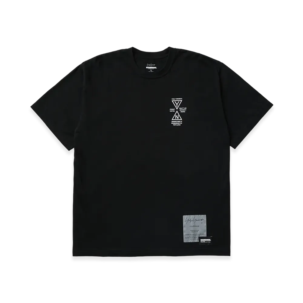 NEIGHBORHOOD x Yohji Yamamoto POUR HOMME Tee SS-1 "Black"