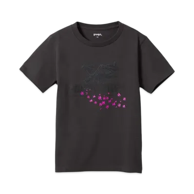 graniph x Minecraft Ender Dragon Kids T-Shirt "Sumikuro"