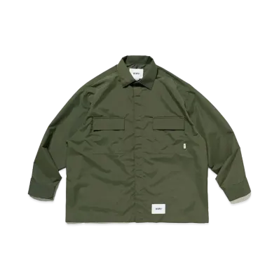 WTAPS WCPO 02 / LS / Nylon. Ripstop "Olive Drab"