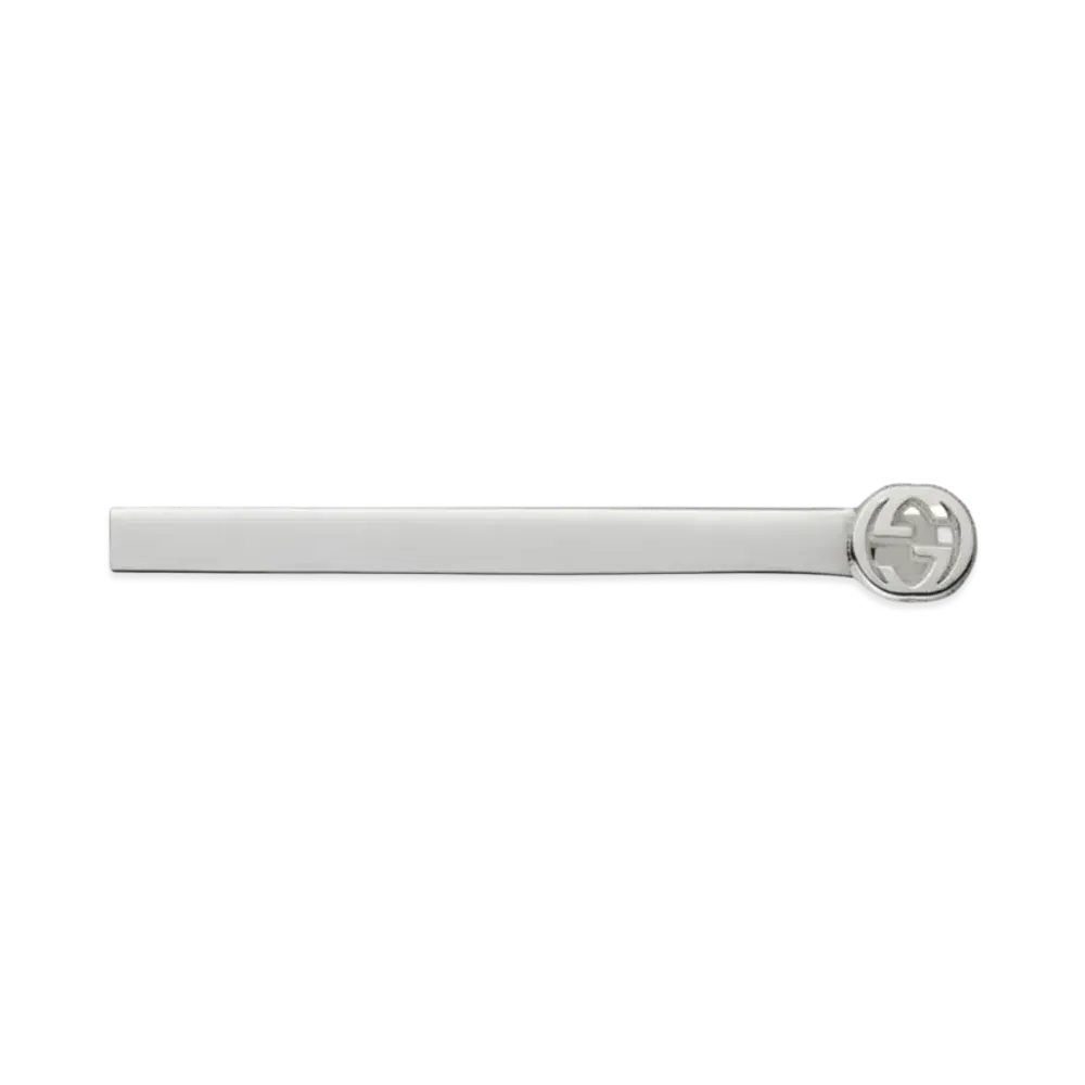 GUCCI Interlocking Gsilver Tiebar