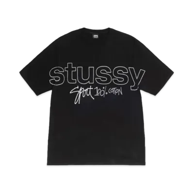 Stussy Sport 100% Pigment Dyed Tee "Black"