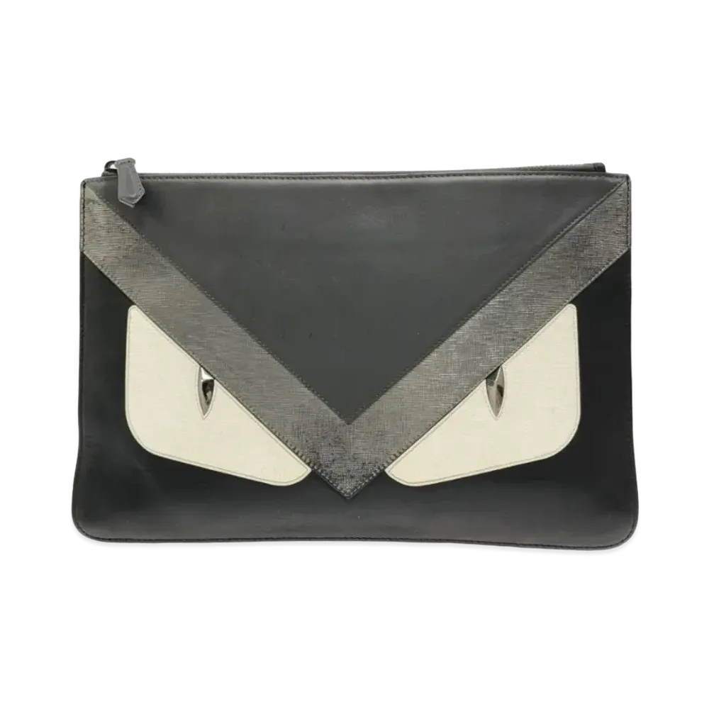 FENDI Bugs Bag Clutch Bag "Black"