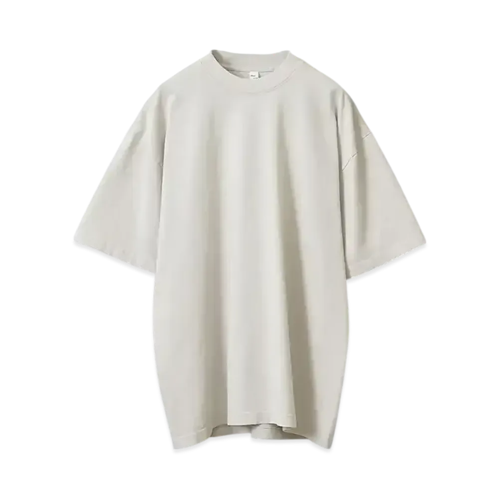Los Angeles Apparel 6.5oz Garment Dye Crew Veck T-shirt "Cement"