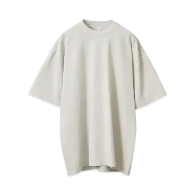 Los Angeles Apparel 6.5oz Garment Dye Crew Veck T-shirt "Cement"
